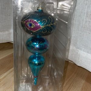 Peacock 8” ornament